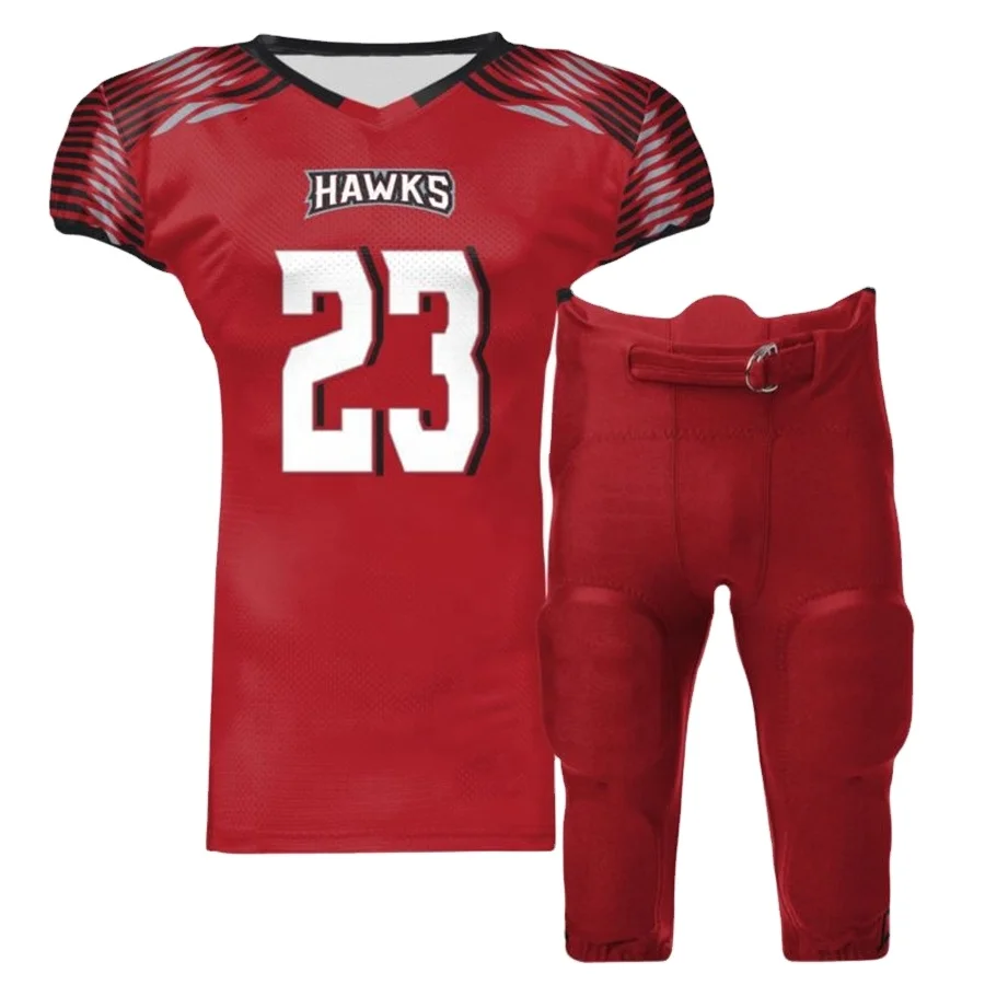 Wholesale Youth American Football Jersey Latest Designs with Printed Techniques Sports Wear for Adults