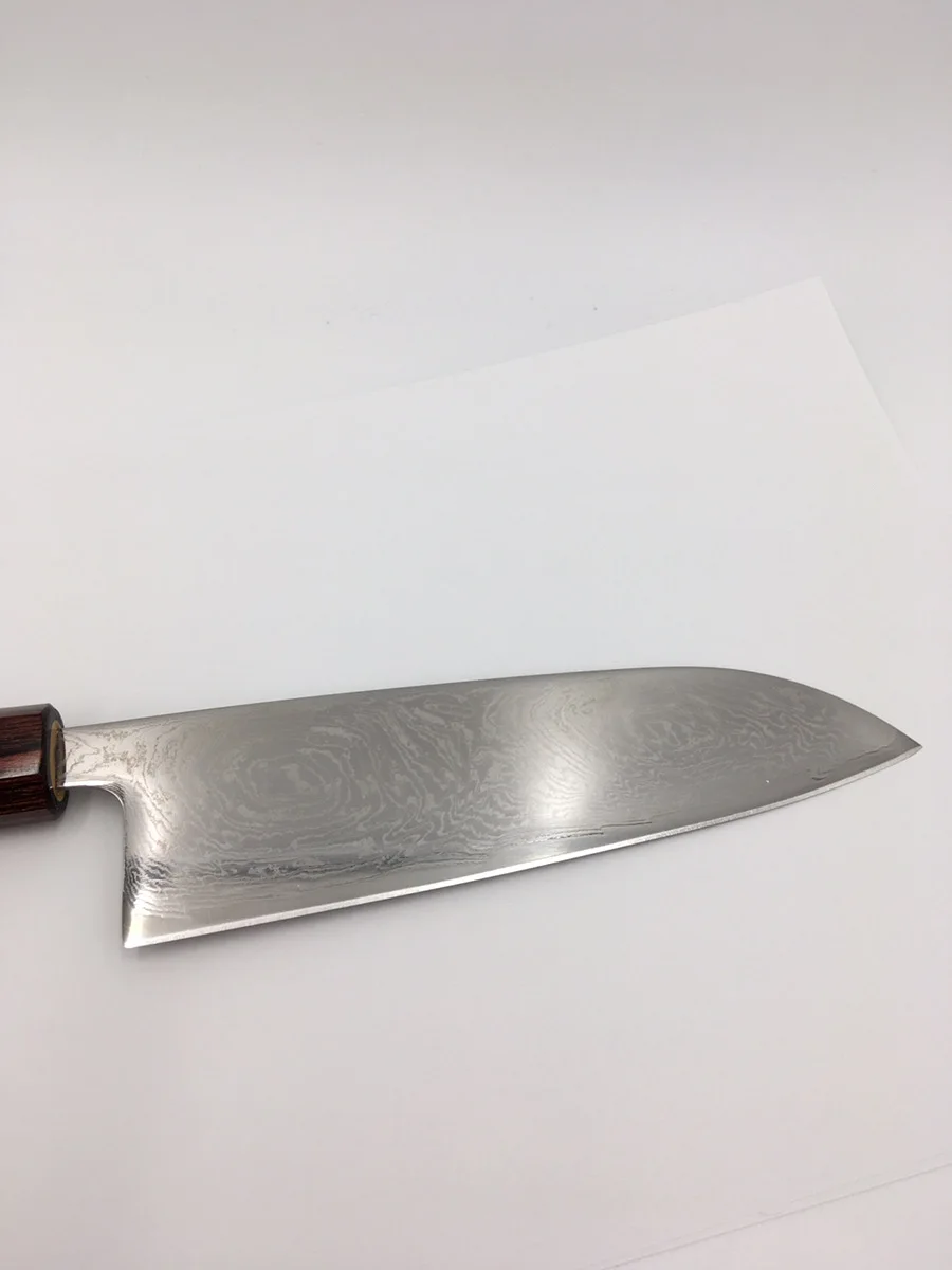 Japanese Hand made Chef Knife DAMASCUS 67 Layers SANTOKU Made in Japan