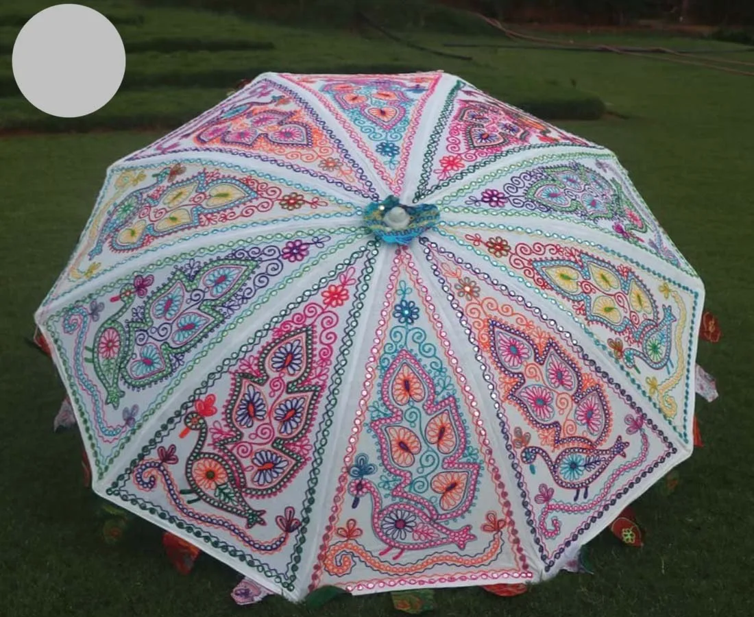 50 PC Lot Indian Wholesale Decorative Umbrella Lowest Price Umbrella for Summer Season