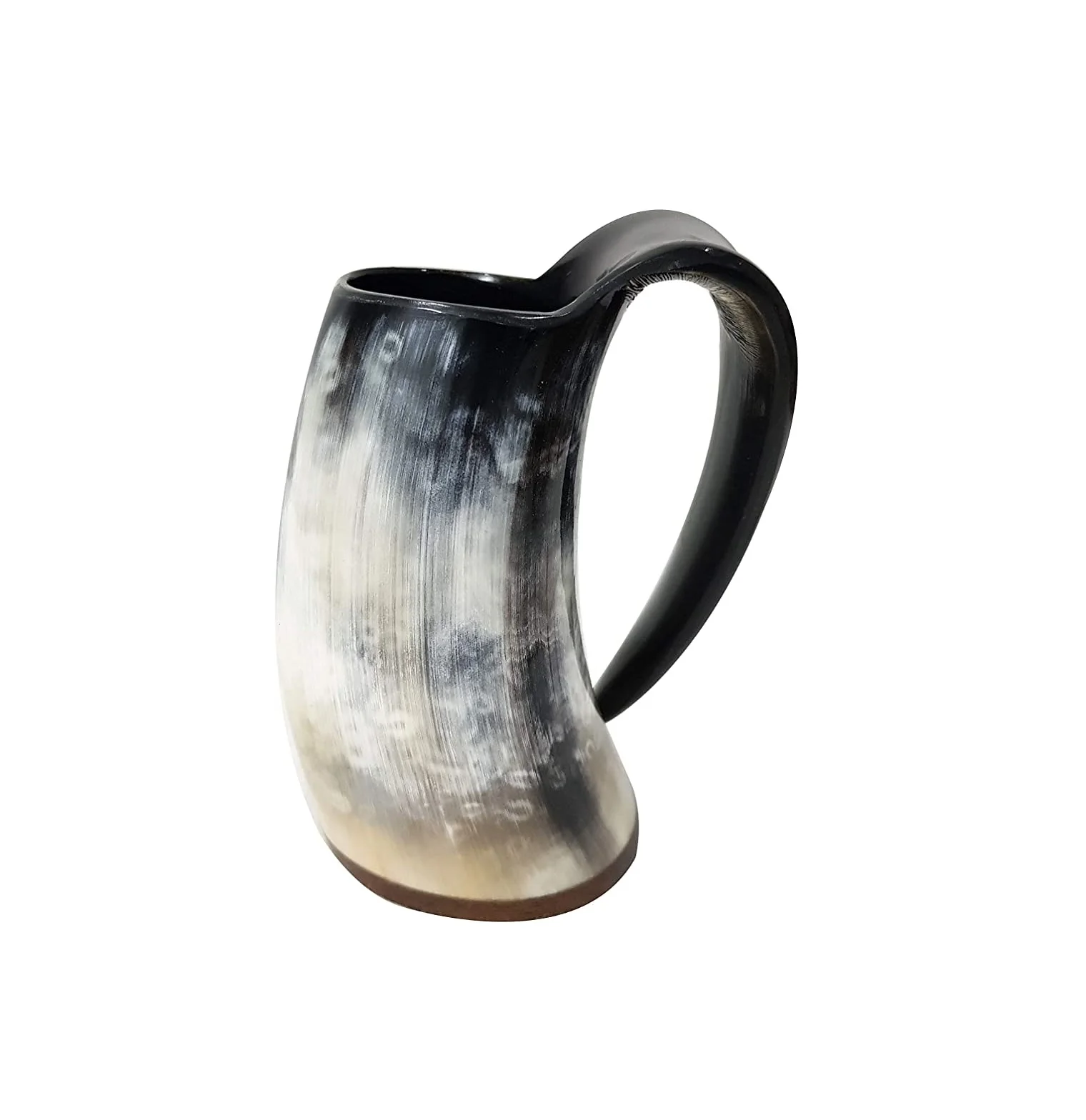 Horn Mug Hand Grip For Home Drinking Natural Horn Mug Best Finishing Good Quality Product Horn Beer Mug For Low Price