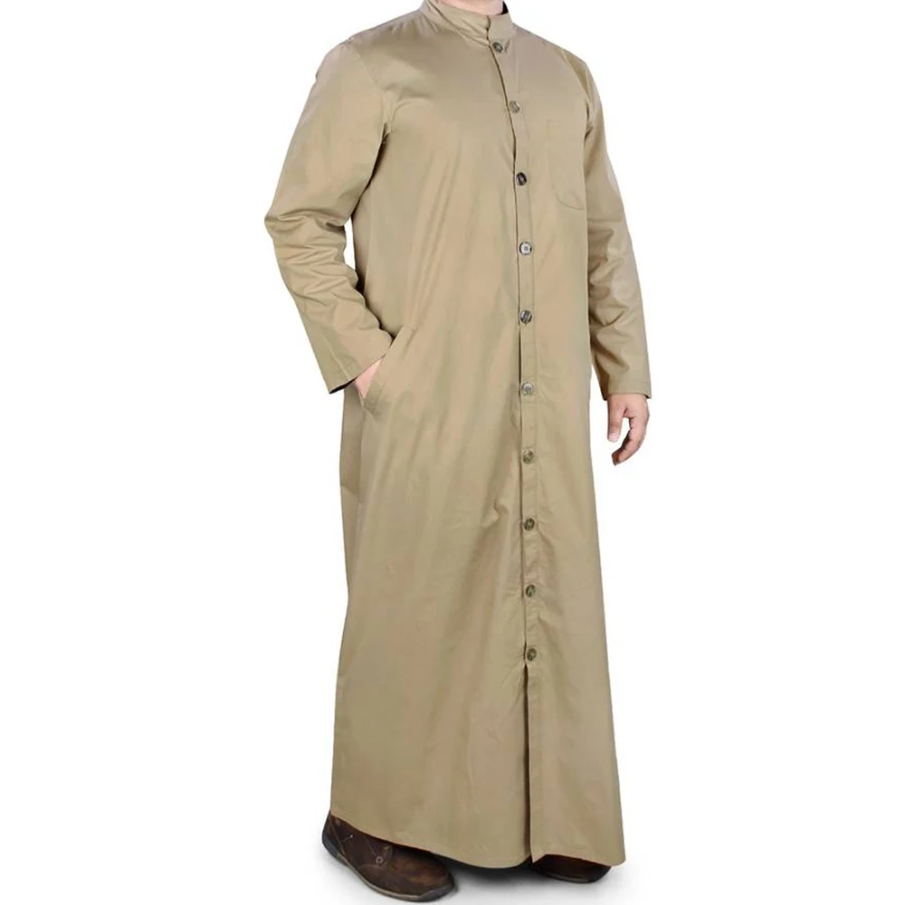 Мужская Daffah Saudi Thobes оптовая продажа исламский арабский Дубай 2024 высокое качество Thobe производитель
