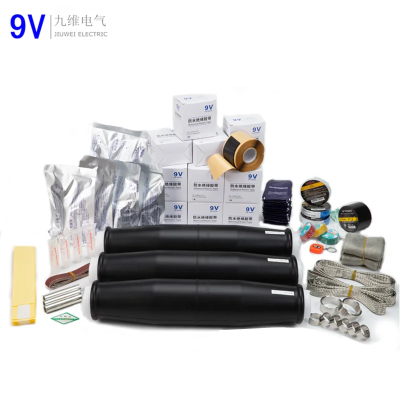 Outdoor Low and High Voltage Coaxial Cable Connecting Underground Splice Cold Shrink Cable Joint Kits