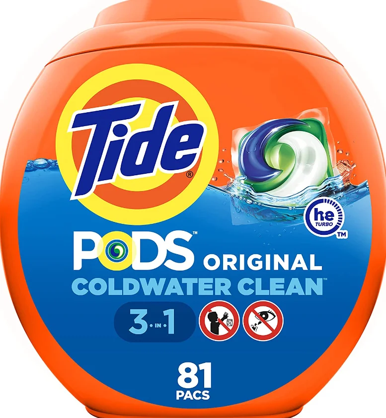 Жидкое моющее средство для стирки Tide PODS пружинный запах луга