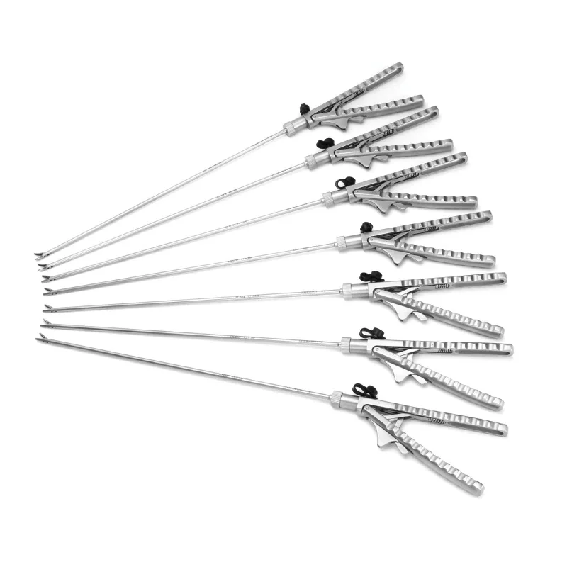 Новое поступление игольчатый держатель для лапароскопии из нержавеющей стали щипцы TC тяжелого типа прямые/Изогнутые челюсти одобренные CE хирургические инструменты