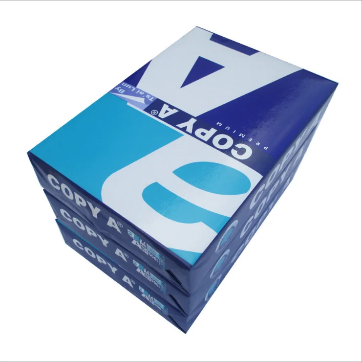 100% копировальная бумага Woold Pulp 80gsm A4 70 GSM / 80 GSM-супербелая a4 для продажи-Double A