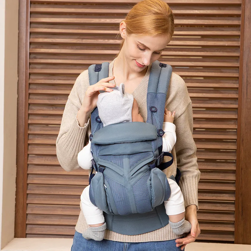 OEM Various styles Comfortable breathable safety baby sling newborn baby wrap carrier wholesale