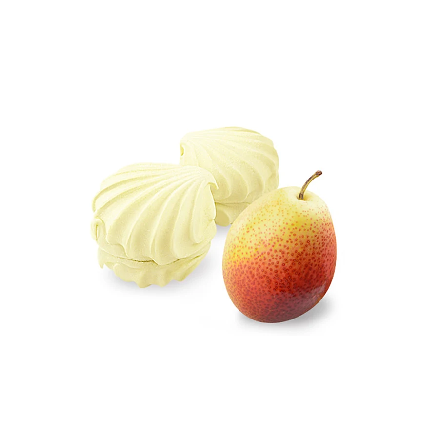 Halal Natural Ingredients Pear Flavored Confectionery 180 g Sweet Natural Pear Taste Soft Marshmallow For Food Halal