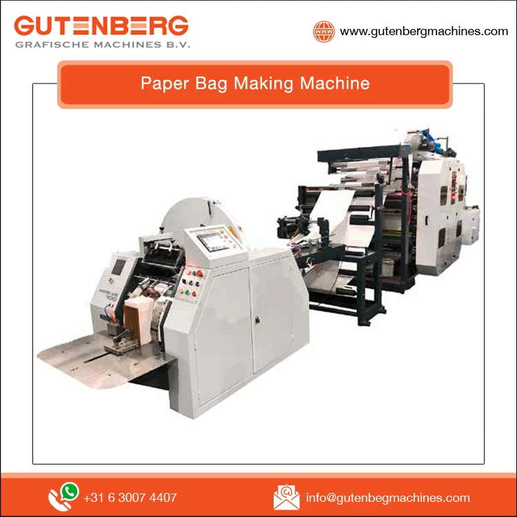 Trusted Dealer Selling Assured Quality 400 pics/min Bag Speed Fully Automatic Paper Shopping Bag Making Machine