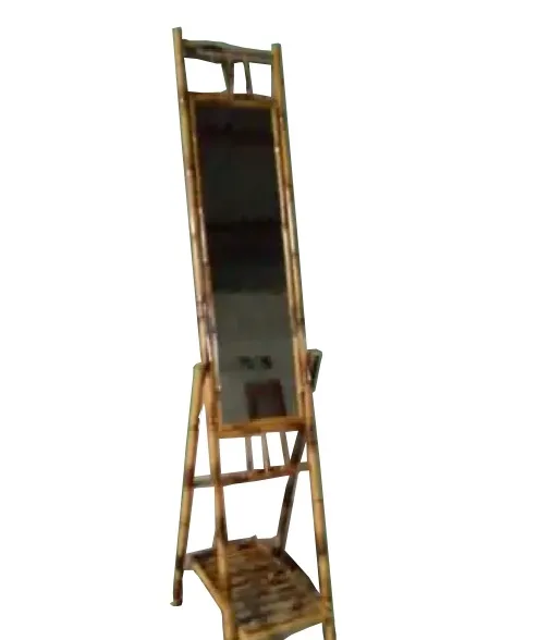 Bamboo Standing Mirror Handcrafted Bamboo Crafts Product