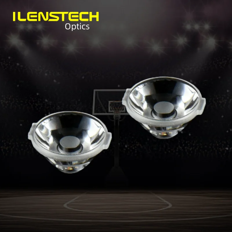 ilenstech 13mm mini led lens 10 degree 3030 optical secondary lens for torch light