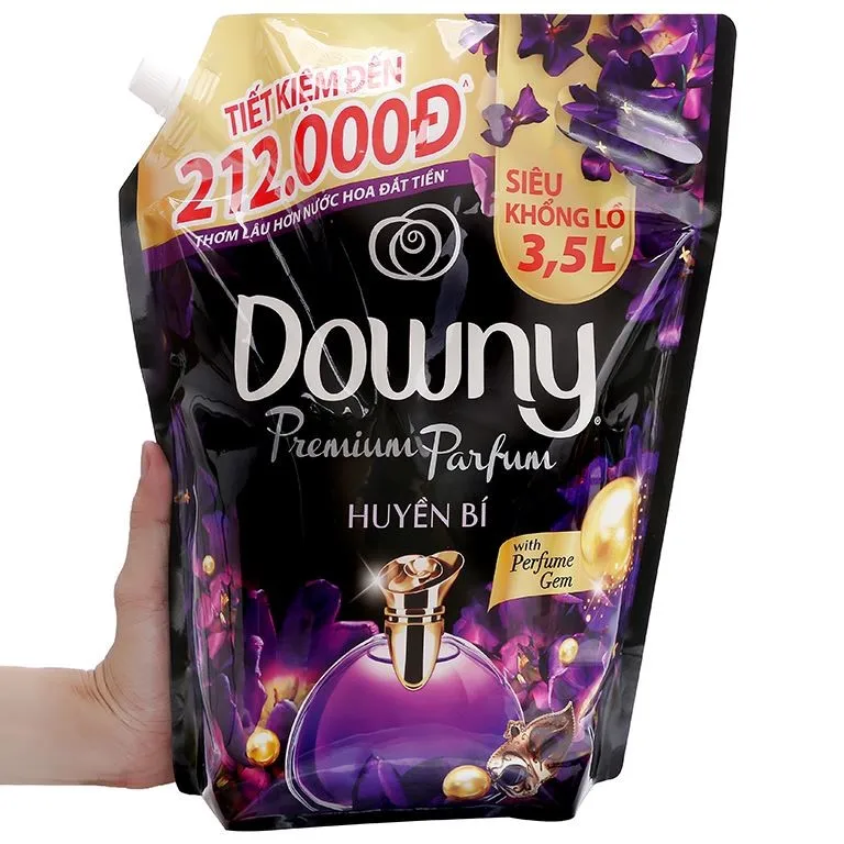 Dow-ny fabric softener with mysterious fragrance in 3.5L bag