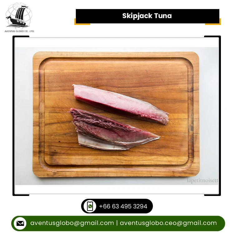 Thailand Origin Manufacturer Supply Factory Low Price Clean Frozen Seafood Product Skipjack Tuna Fish for Sale