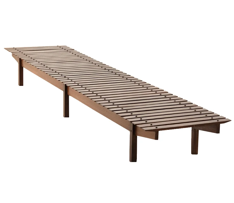 Hot Selling Modern Luxury Antique Royal Bench Furniture High Quality Solid Wood Patio Gardening Park Bench Outdoor Gym Mall Bar