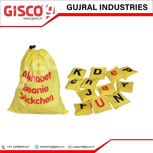 Alphabet Indian Fitness Equipment Bean Bags Comfortable Beanies for Workout