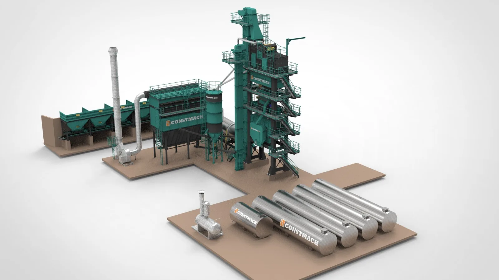 Стационарные асфальтовые заводы/асфальтовый барабанный завод