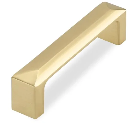 Brass Zinc Alloy Cabinet Handles - 5.04'( 128mm ) Hole Center Affordable Luxury Cabinet Pull Hardware for Bedroom & Kitchen