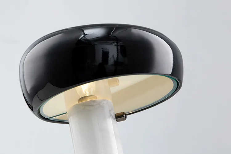 Postmodern minimalist 37cm living room Snoopy marble lamps table lamp creative bedroom bedside study marble base table lamp