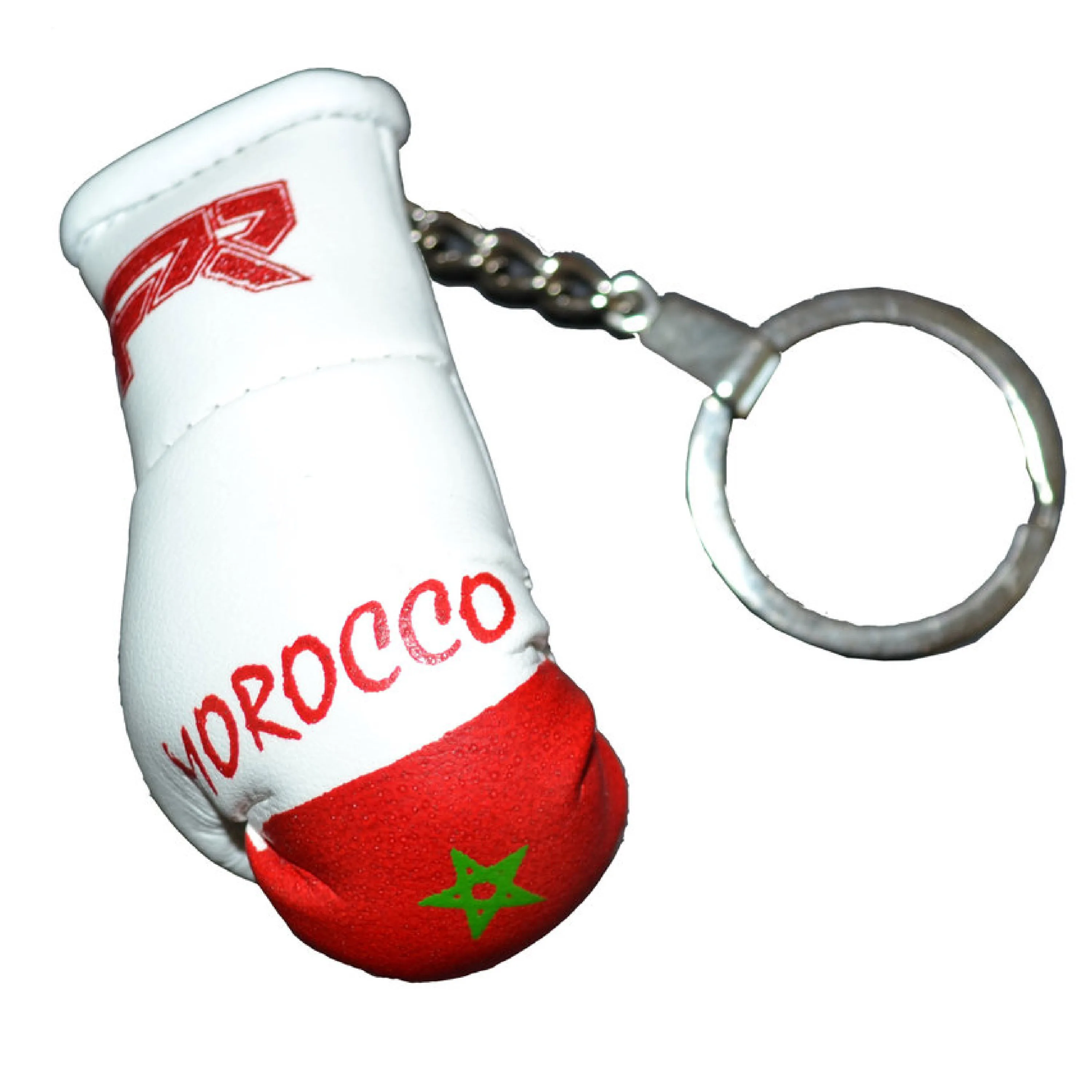 Auto Decoration Pendant Boxing Keychain Car Rearview Mirror Hanging Ornament Keyring