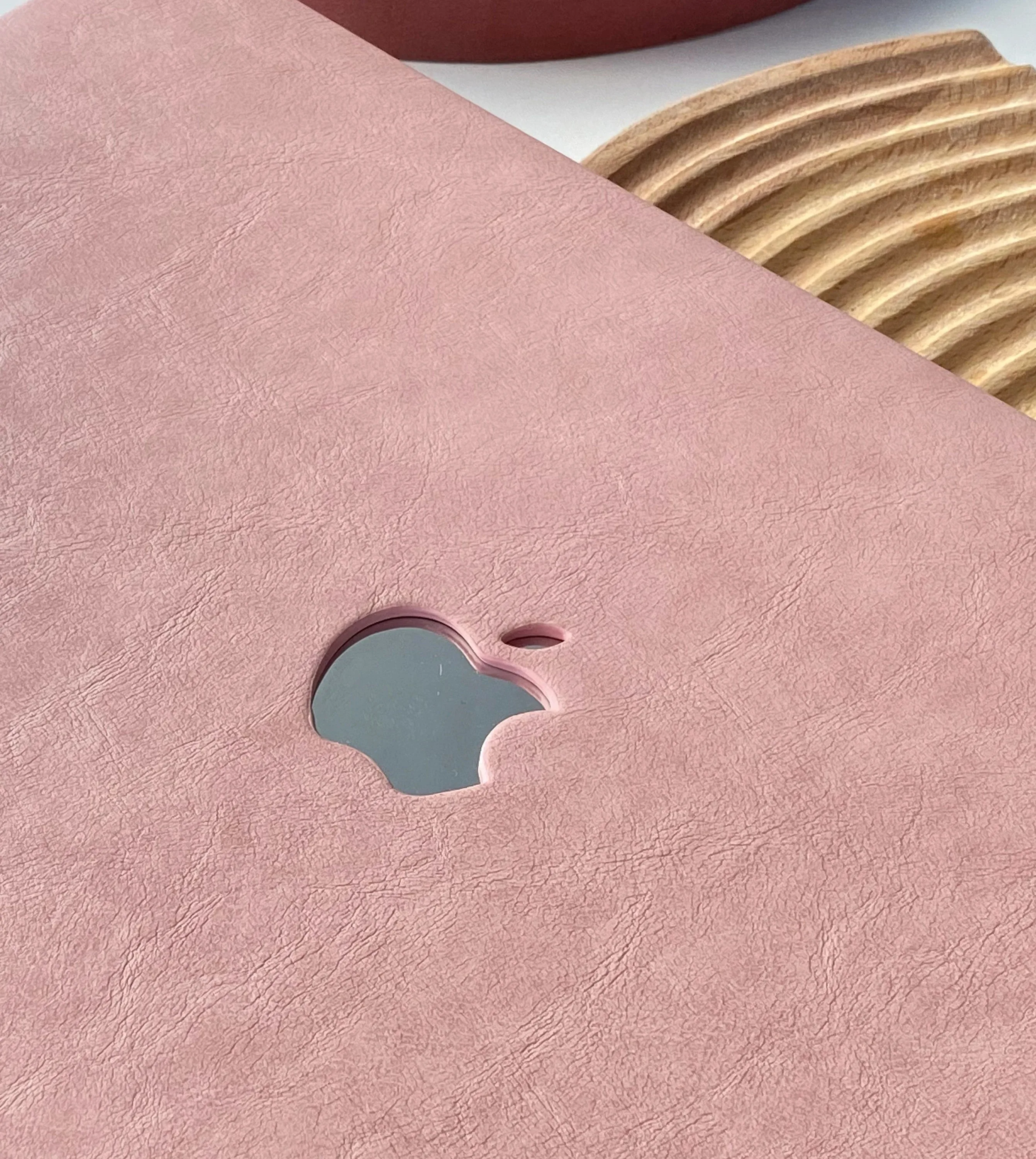 Pink Leather Unique Hard Case Cover for MacBook Pro 13 Case MacBook Air 13 Case Macbook Pro 13 14 16 15 Air 13 12 inch Laptop