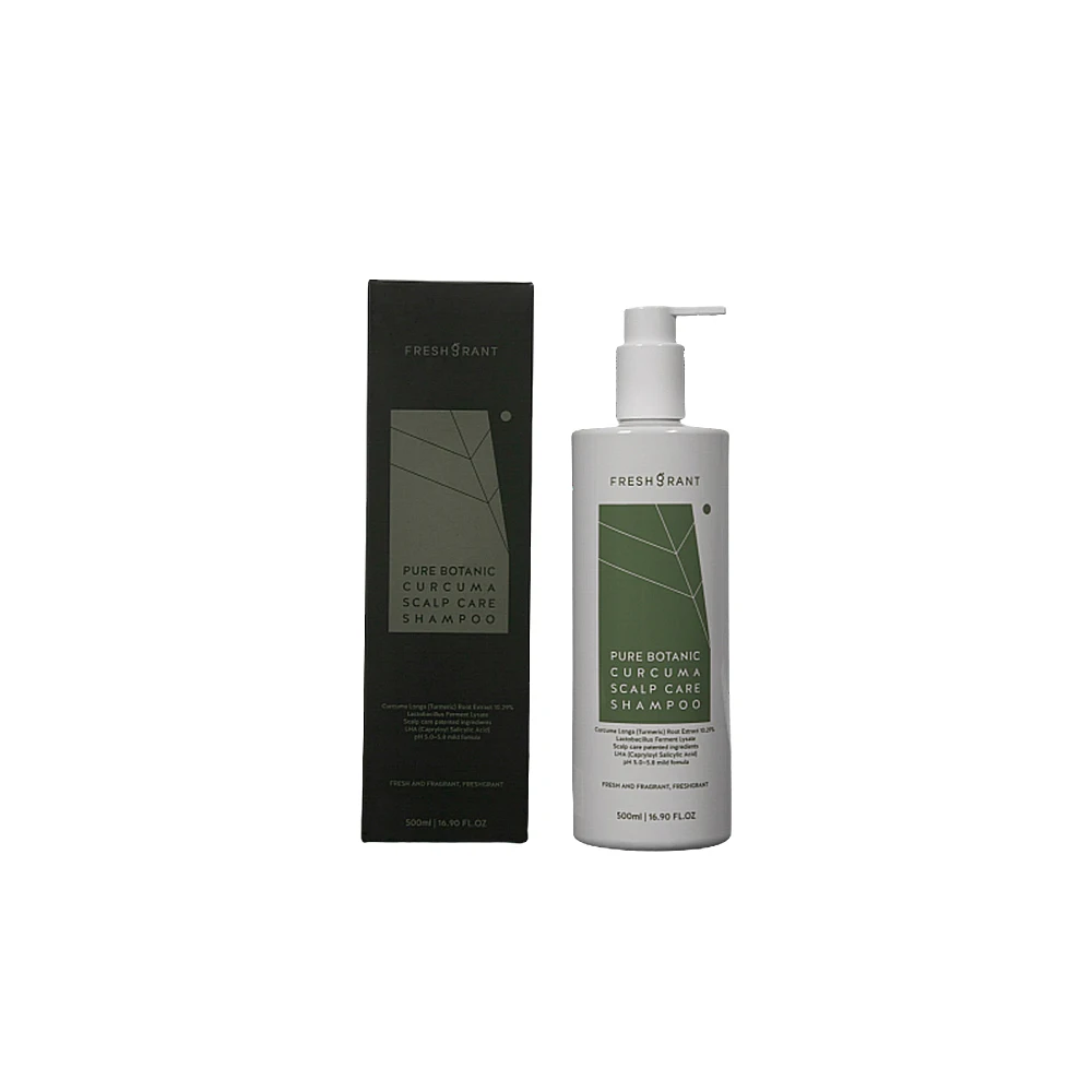 Made in Korea Best Selling Hair Care Products FRESHGRANT Curcuma Scalp Shampoo 500ml Scalp and Hair Care Rich Foam