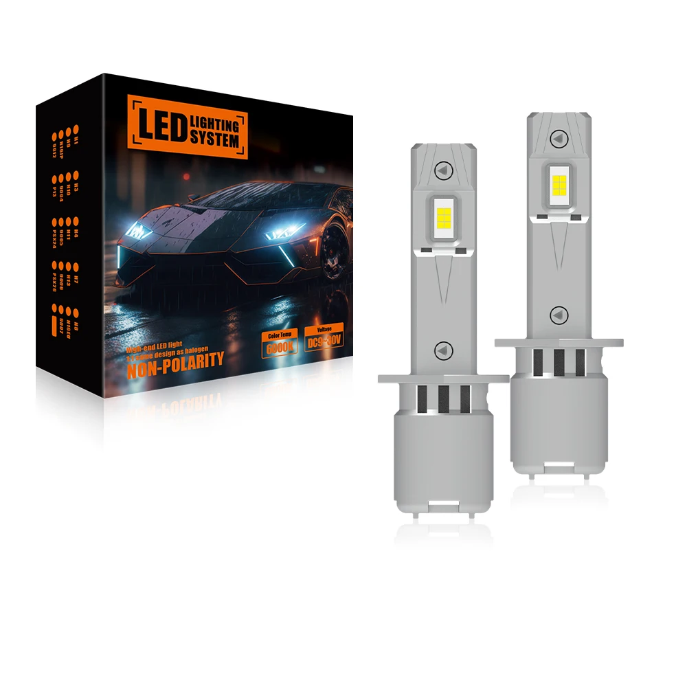 Leishen H1 6500K холодный белый свет на полных лучах IP67 CSP медный источник света H1 H3 H4 H7 H11 Светодиодный автомобильный свет