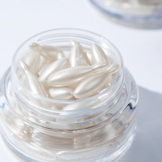 DF Collagen Multi-Vita Capsule Ampoule (30 Capsules) Moisturizing and Wrinkle Care Ampoule Korean beauty skin care products