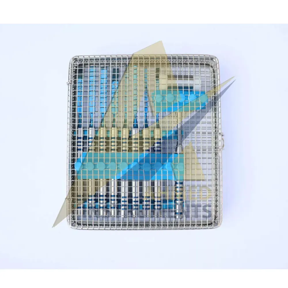 Набор зубных инструментов с индивидуальным логотипом набор имплантатов синим покрытием помощью хитрых хирургических