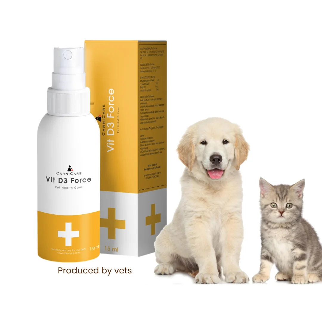 Vitamin D3 Support for cats dogs bird mineral protein nutritional food health care supplement liquid tasteless produced by vets