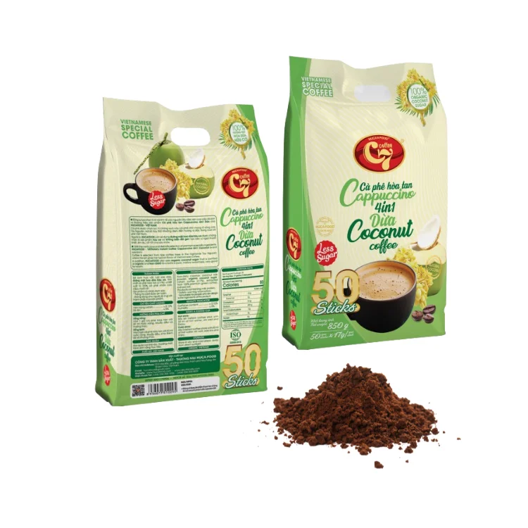 Vietnam Manufacturer Coffee Beans Arabica Making Coffee Beans Arabica Using With Hot Water Coconut Coffee Flavor