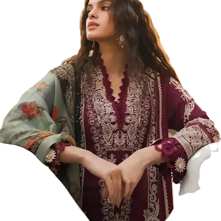 Indian Pakistani Clothing Heavy Work SalwarKameezWithDupatta Indian Exporter And Supplier
