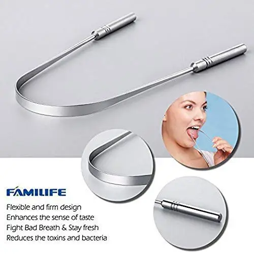 Best Selling Products Tongue Scraper - Stainless Steel Tongue Cleaner and Scraper Stainless Steel Tongue Cleaner