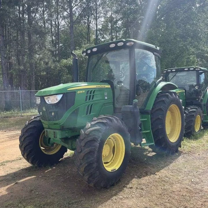 John Deere 6130R Multifunctional Walking Tractor Perkins Engine YTO Make with AC Cabin Used Gearbox Motor Core for Farms