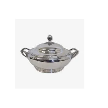 Decorative Best Quality Metal Tureen Set for Serving Soup Wholesale Supplier Manually Manufactured in India