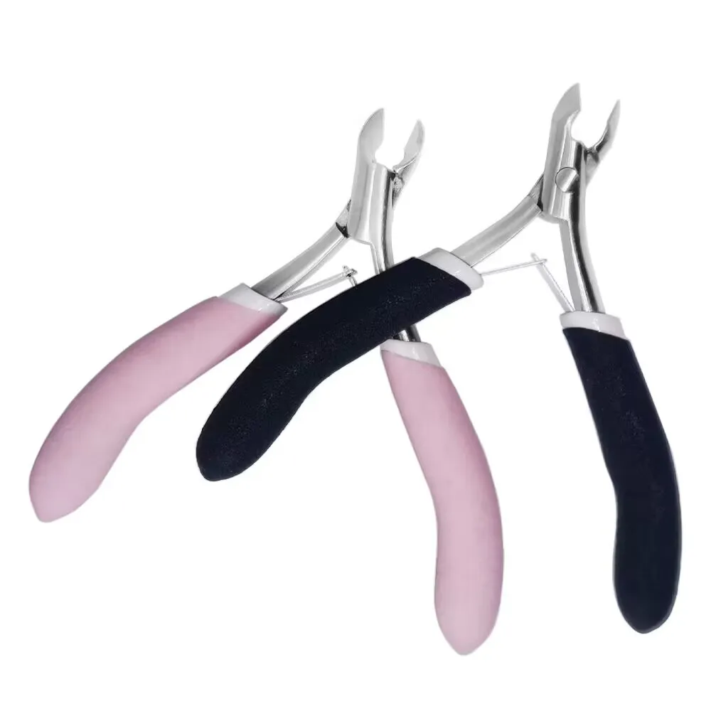 Factory Supply Stainless Steel Cuticle Nipper Ingrown Toenail Clippers Dead Skin Remover Nail Tools Cuticle Pusher Set