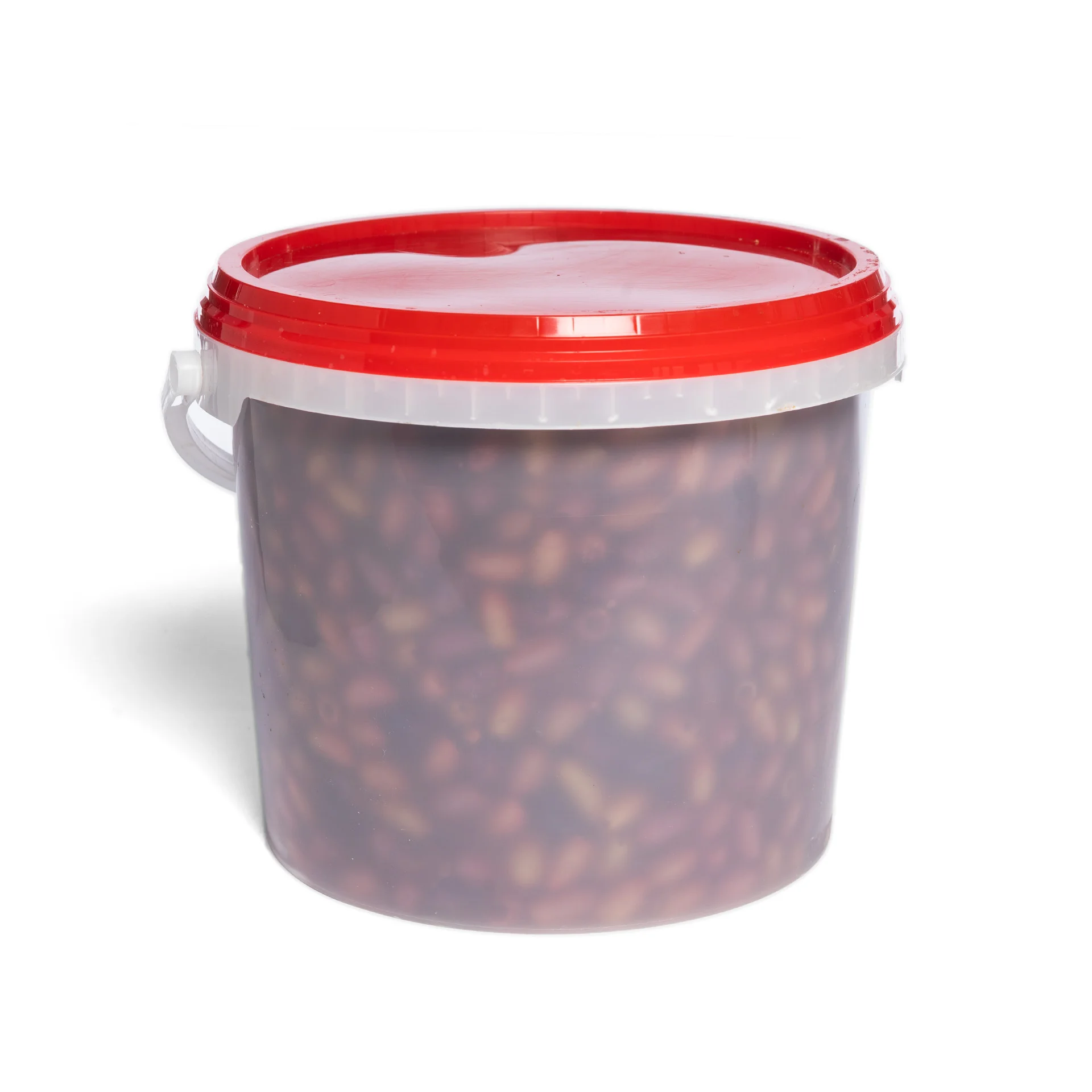 HIGH-QUALITY NATURAL FRESH LECCINO PITTED BLACK OLIVES Made in italy  TANK KG 5
