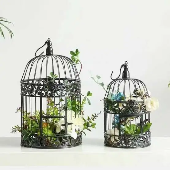 Hot Selling Large Antique Finished Metal Birds Cage for Home Decor Garden Farmhouse & Wholesale in India