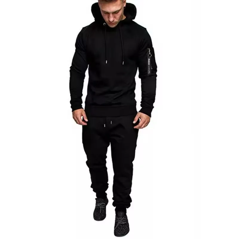 New Arrival Sports Wear Tracksuits For Comfortable Anti Odor Tracksuit For Men Plain Dyed Tracksuit For Men 2024
