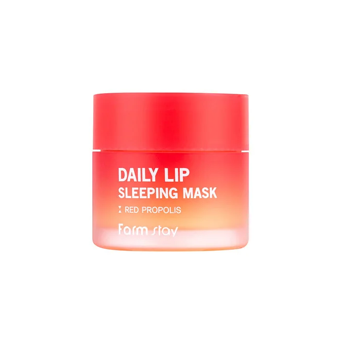FARMSTAY DAILY LIP SLEEPING MASK RED PROPOLIS - made in Korean Cosmetic - Lip Care, Soft, Natural ingredient, Moisturizing