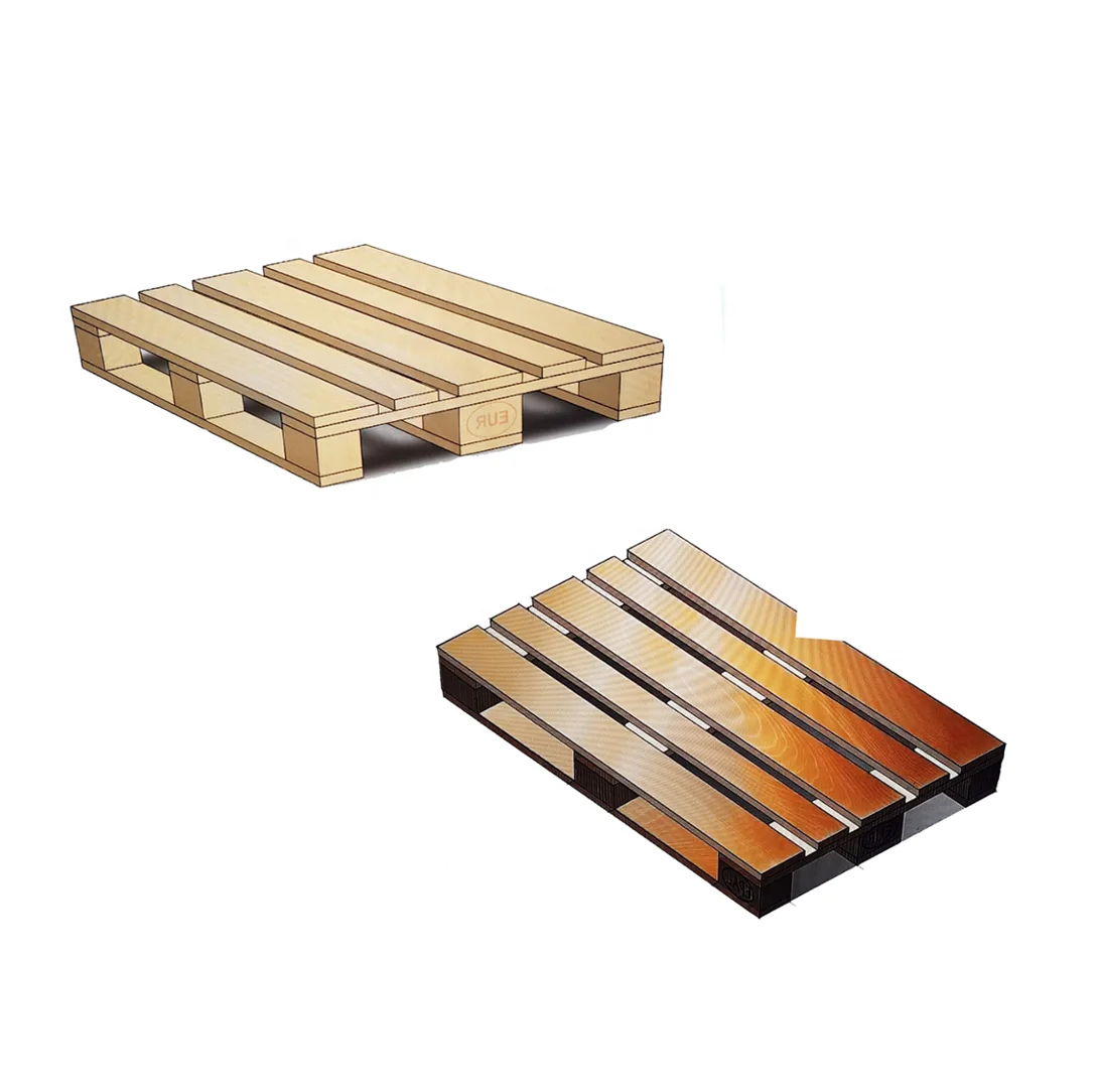 Best EPAL Euro Wood Pallets Wholesale Price Supplier Single Faced with Plastic Paper Material Bulk Stock Available Fast Shipping
