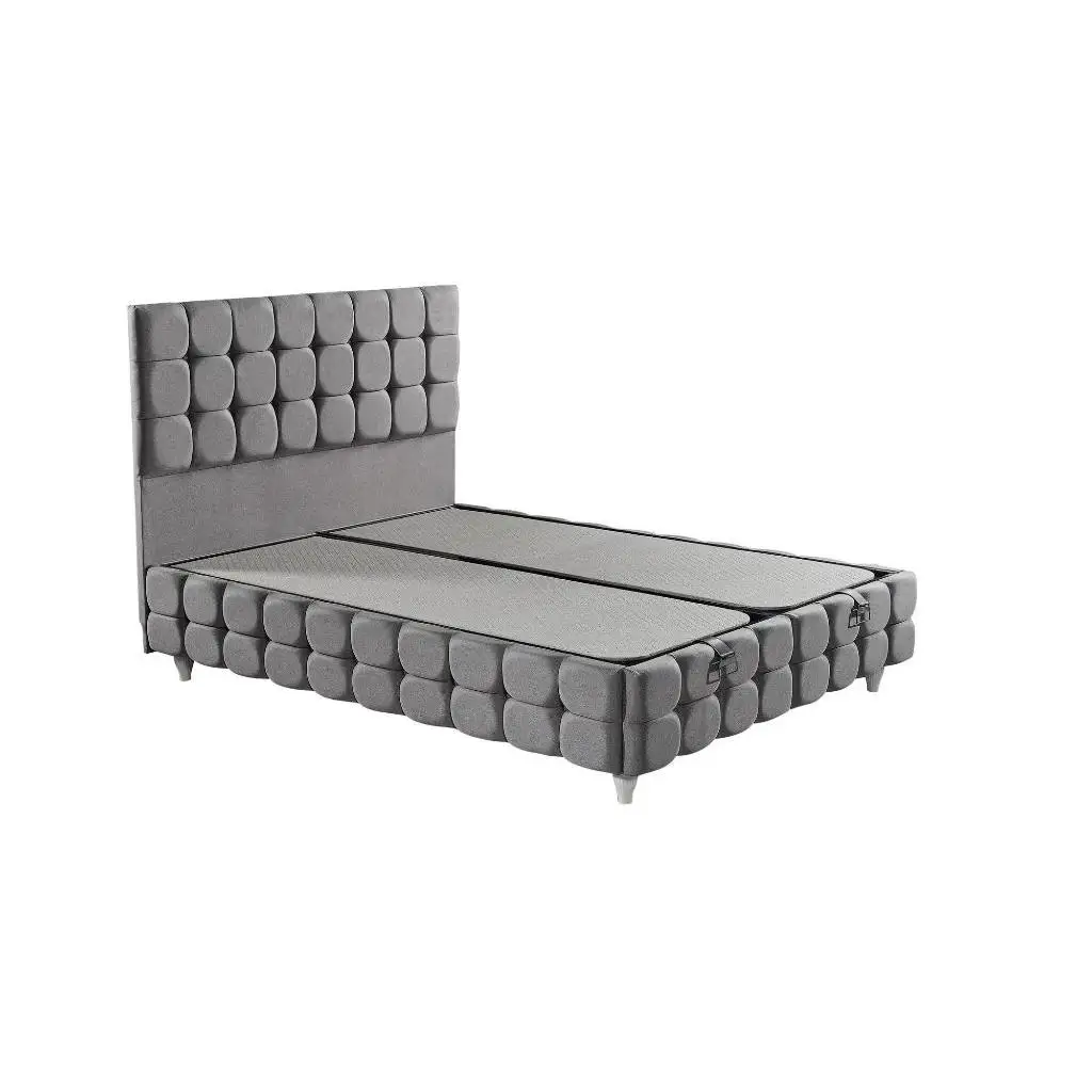 Eylül 160X200 Double Bed Base, Headboard Set EY2420