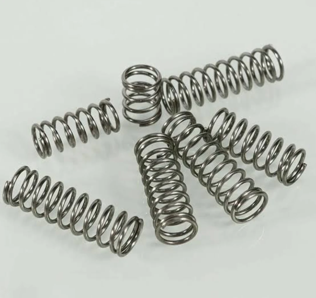 Customize Steel Metal Coil Spring Electroplated Color Zinc Electrophoretic Carbon Steel Spiral Compression Spring