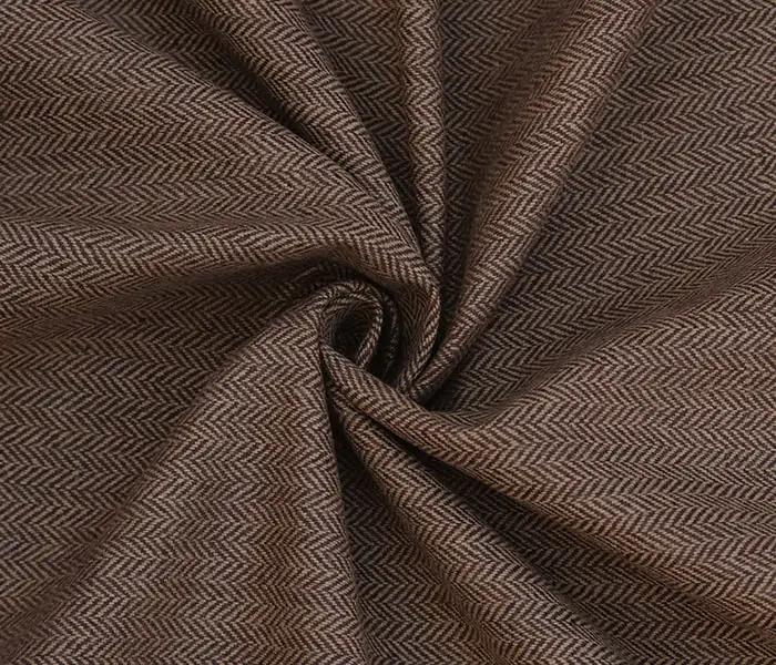 100% Pure Merino Wool Tweed Fabric