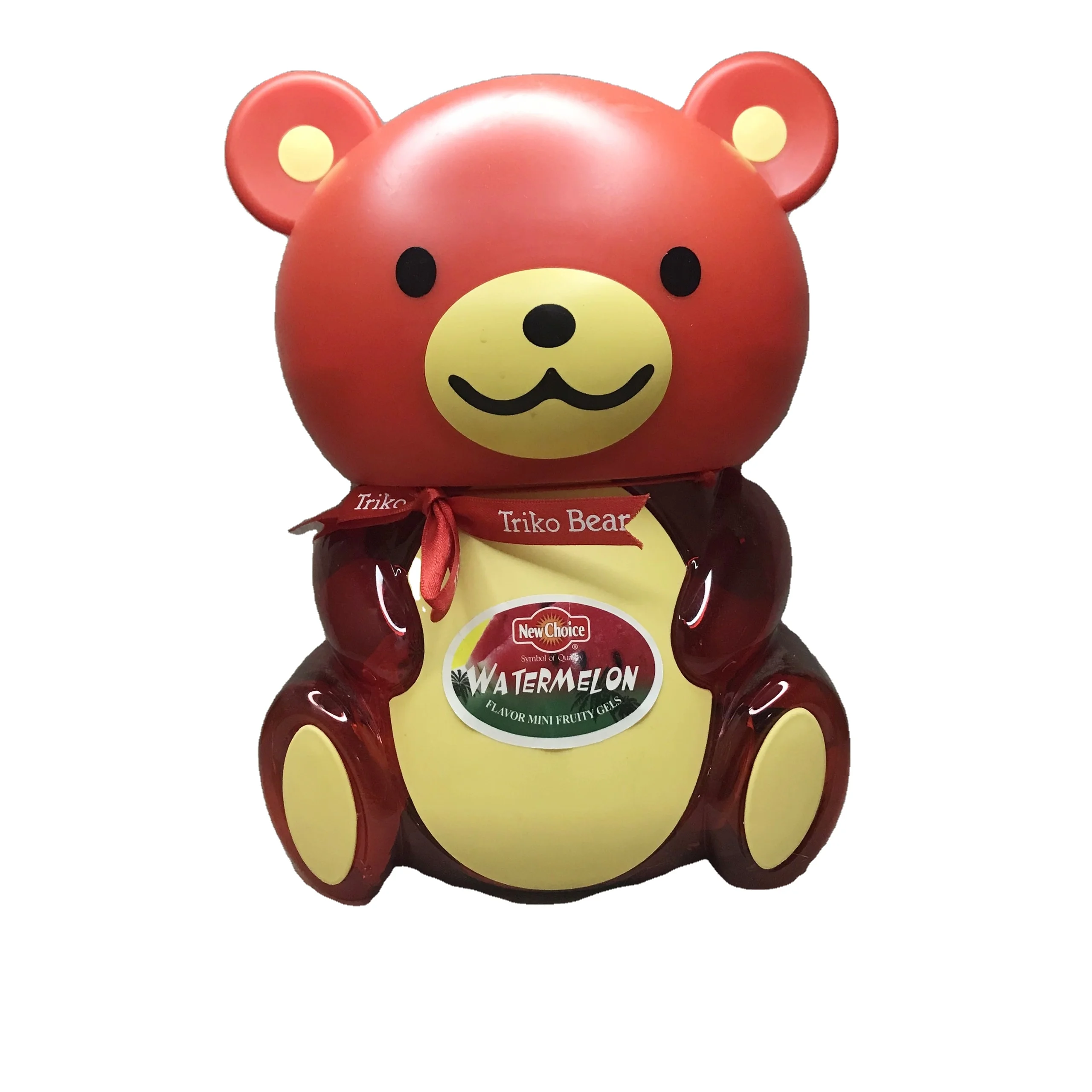Top Product 08/2023 - Watermelon Flavor Mini Fruity Gels Jar 750g - Snacks Jelly Pudding