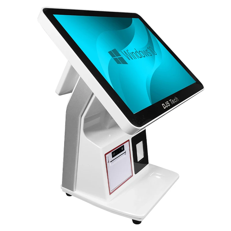 15.6inch i3 i5 i7 CPU Touch POS Machine RAM 8GB SSD 256GB Win10 58 mm Printer All in One POS