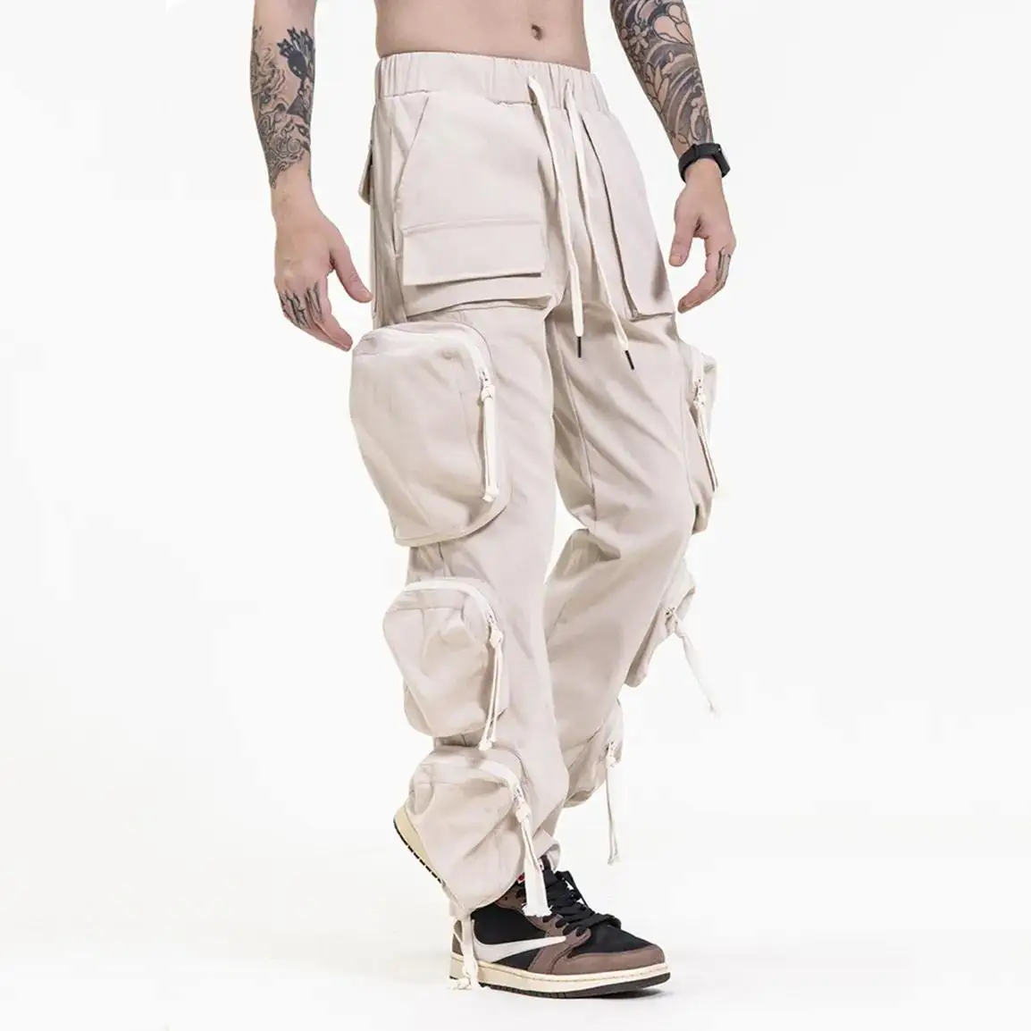 Men cargo pants high quality low moq custom colors cargo pants for men