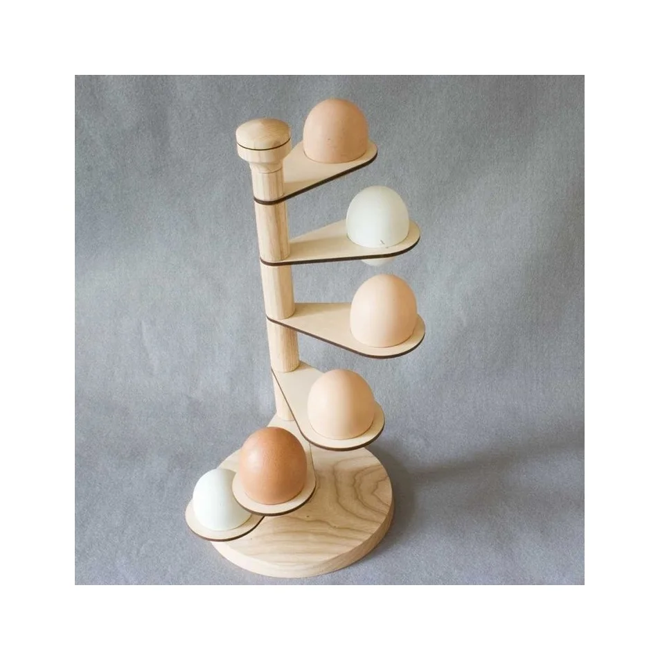Best Selling Product Egg Holder Tray 4 Holes Plate Countertop Egg Tray Tabletop Display Refrigerator Storage Skelter Deviled Egg