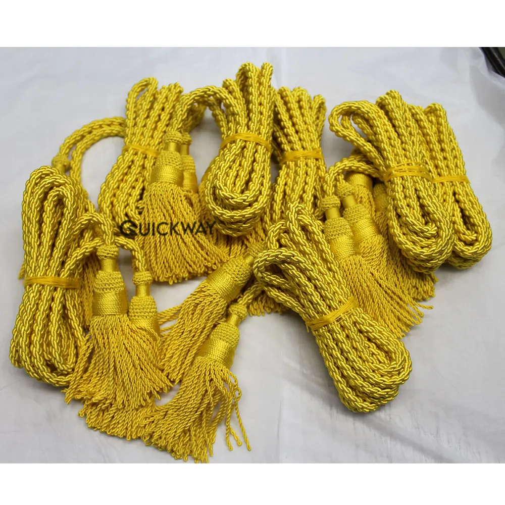 OEM 2023 New Ceremonial Flag Tassels Pakistan Made Wholesale Strings Tri color Bugle cords