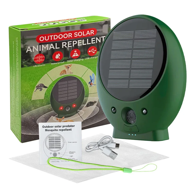 SNR42 New Animal Repeller Solar Animal Repeller Burst Flash Outdoor Animal Snake and Rat Repeller
