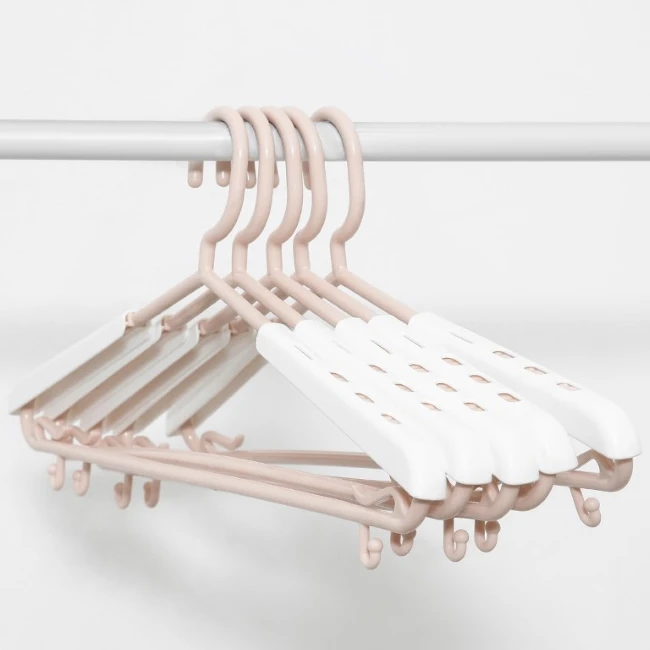 Hot Selling High Quality Hara Large Sliding Hanger 177 Primary PP Plastic Coloured Masterbatch Organizing Clothes Wall Mounted