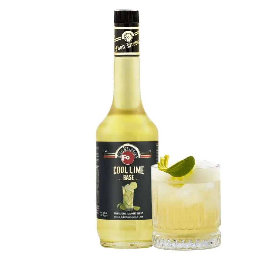 Fo Прохладный лаймовый микс 700 мл коктейльный сироп со вкусом холодного лайма оптом для гостиничного ресторанного кафе сделано в Турции